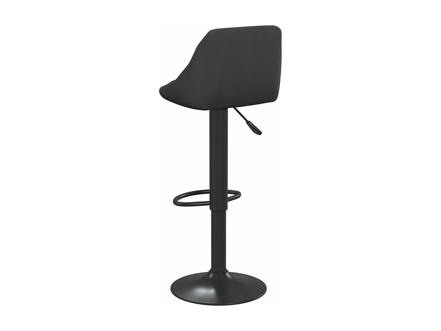 Tabourets de bar 2 pcs Noir Velours 10