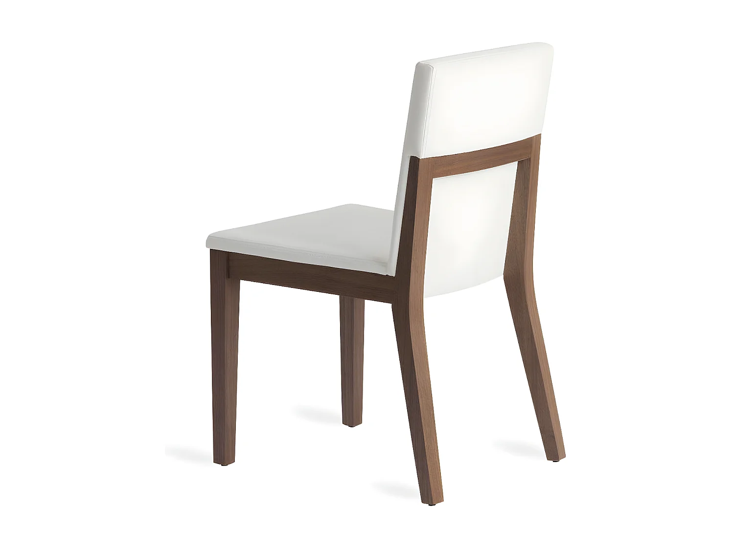 Chaise bois noyer et tissu Moona - Lot de 2-Couleur MIRAGE 63