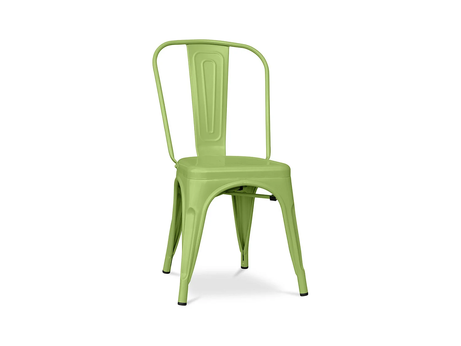 Kalax versterkte mat stalen industriële stoel - High-end-Kleur Pistache groen