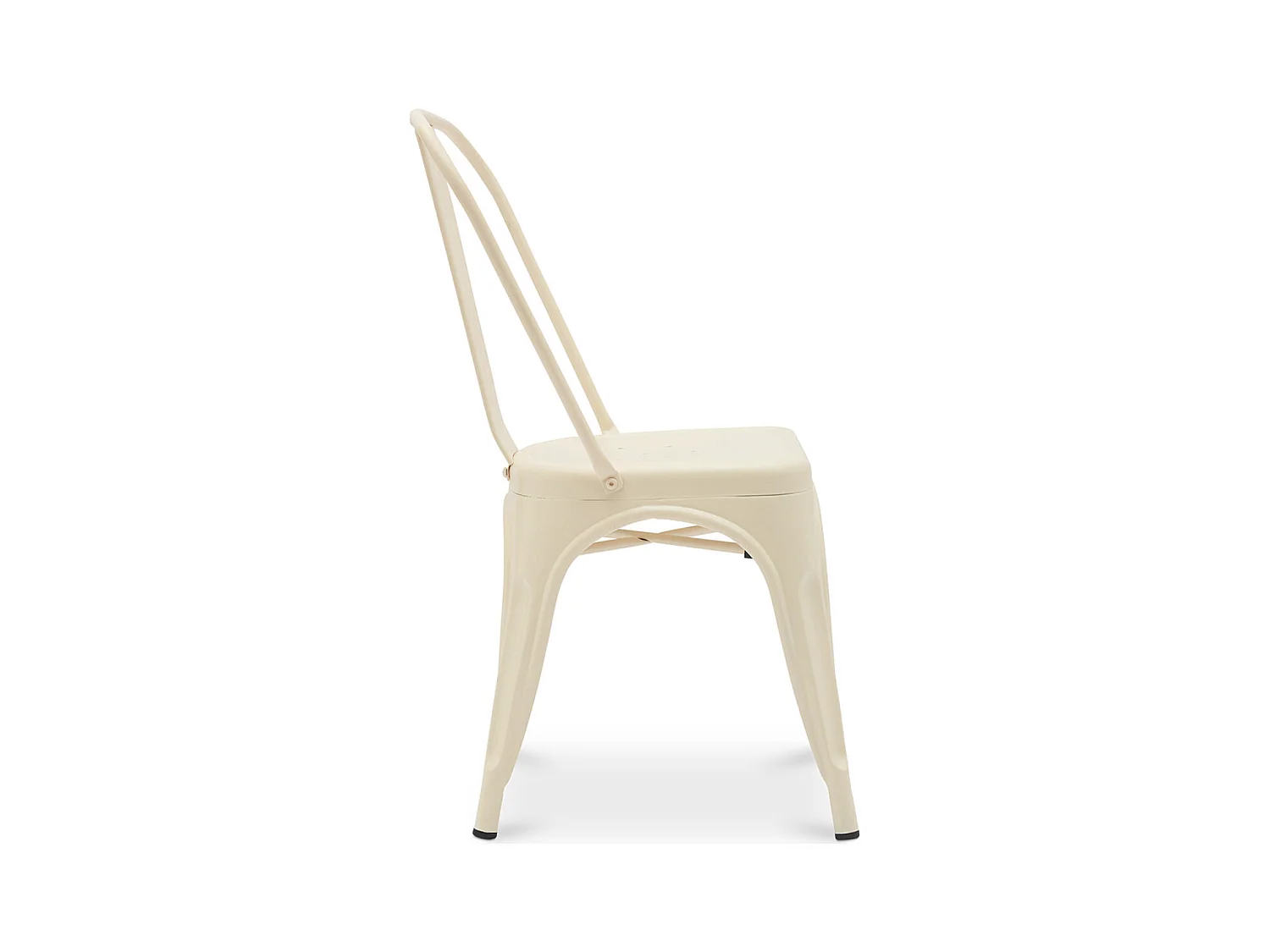 Kalax versterkte mat stalen industriële stoel - High-end-Kleur Lichtroze