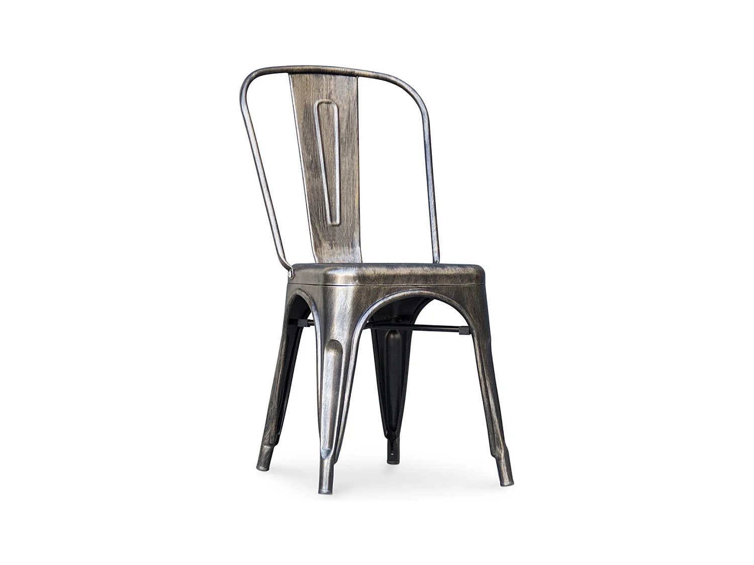 Chaise acier vintage renforcé Kalax - Collection-Couleur Bronze