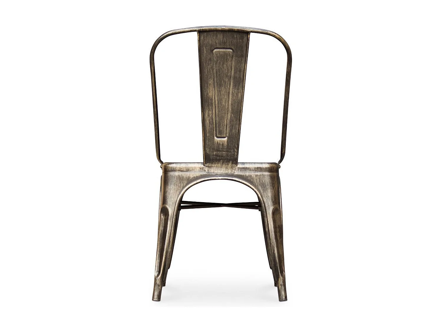 Chaise acier vintage renforcé Kalax - Collection-Couleur Acier vieilli