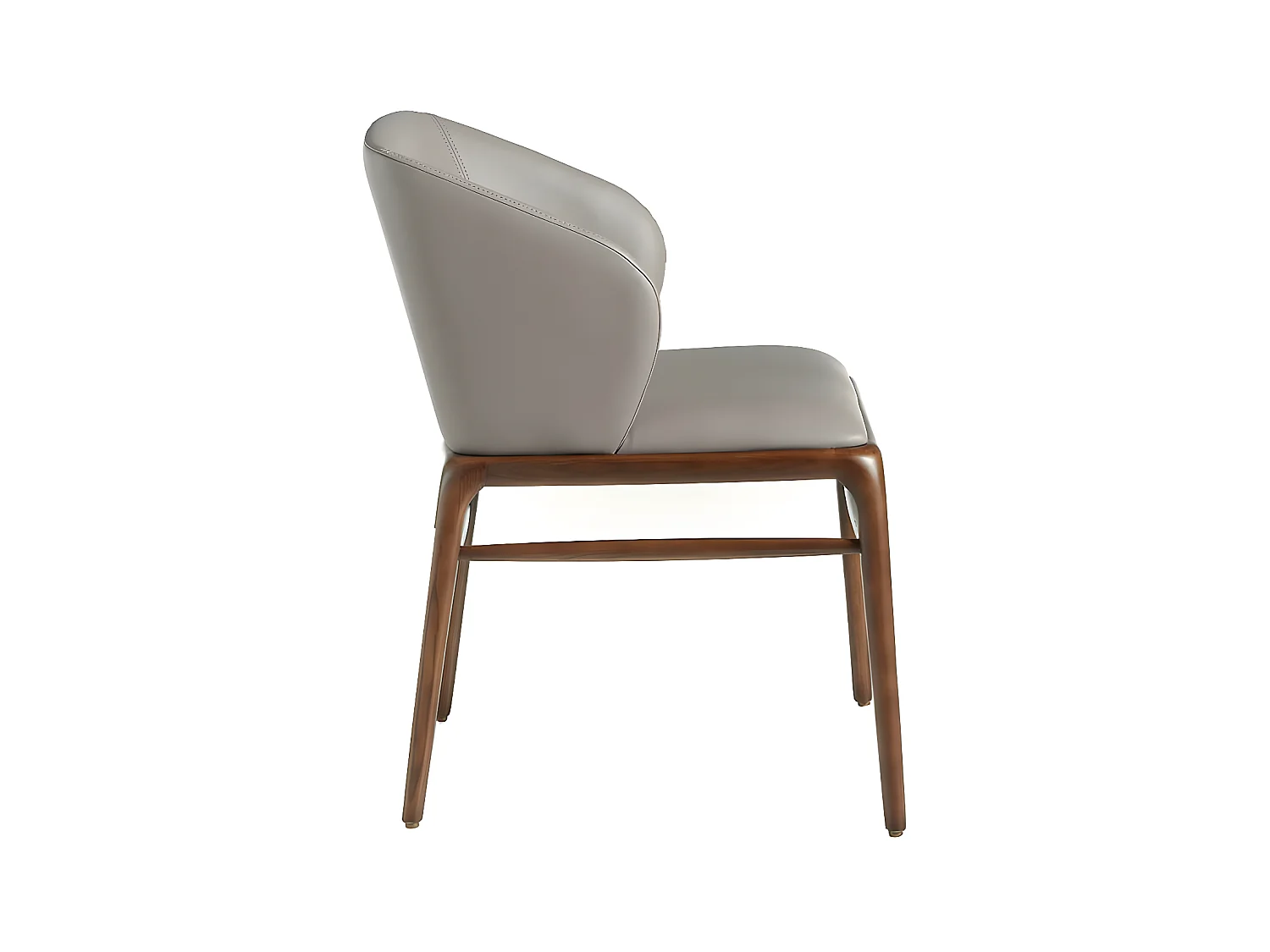 Chaise design en bois de frêne et simili cuir Riva - Lot de 2-Couleur Aqua 90 Noir