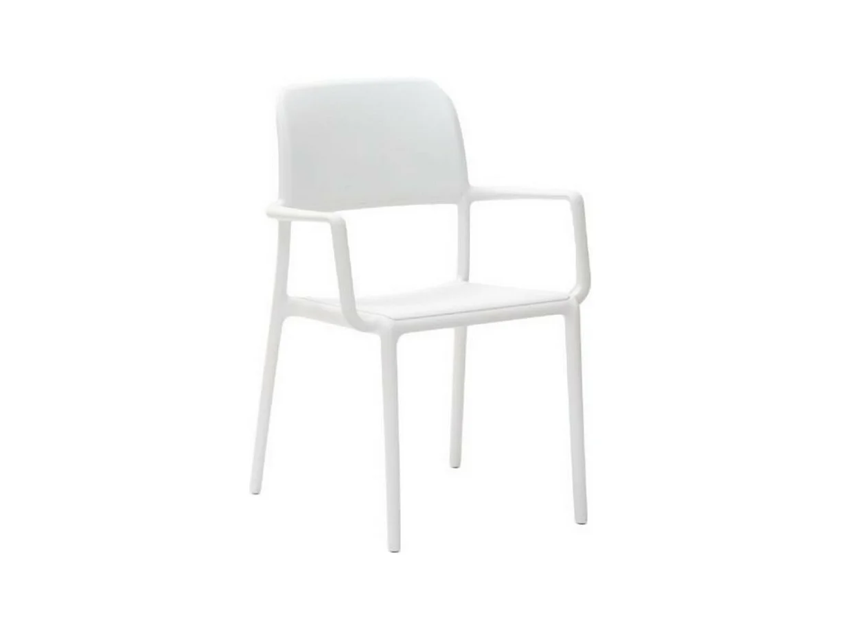 Fauteuil empilable design Lyvia - Lot de 4-Couleur Bleu ciel