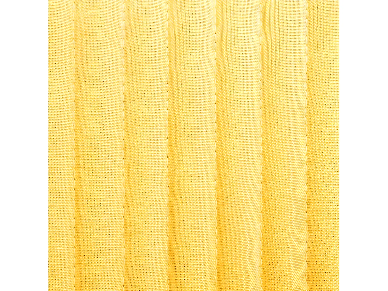 Chaises de salle à manger 6 pcs Jaune Tissu 4