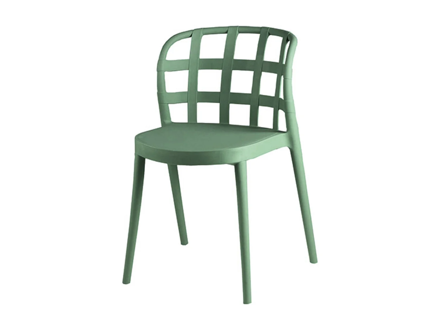 Chaise polypropylène Kelina - Élégance polyvalente intérieur et éxtérieur-Couleur Blanc