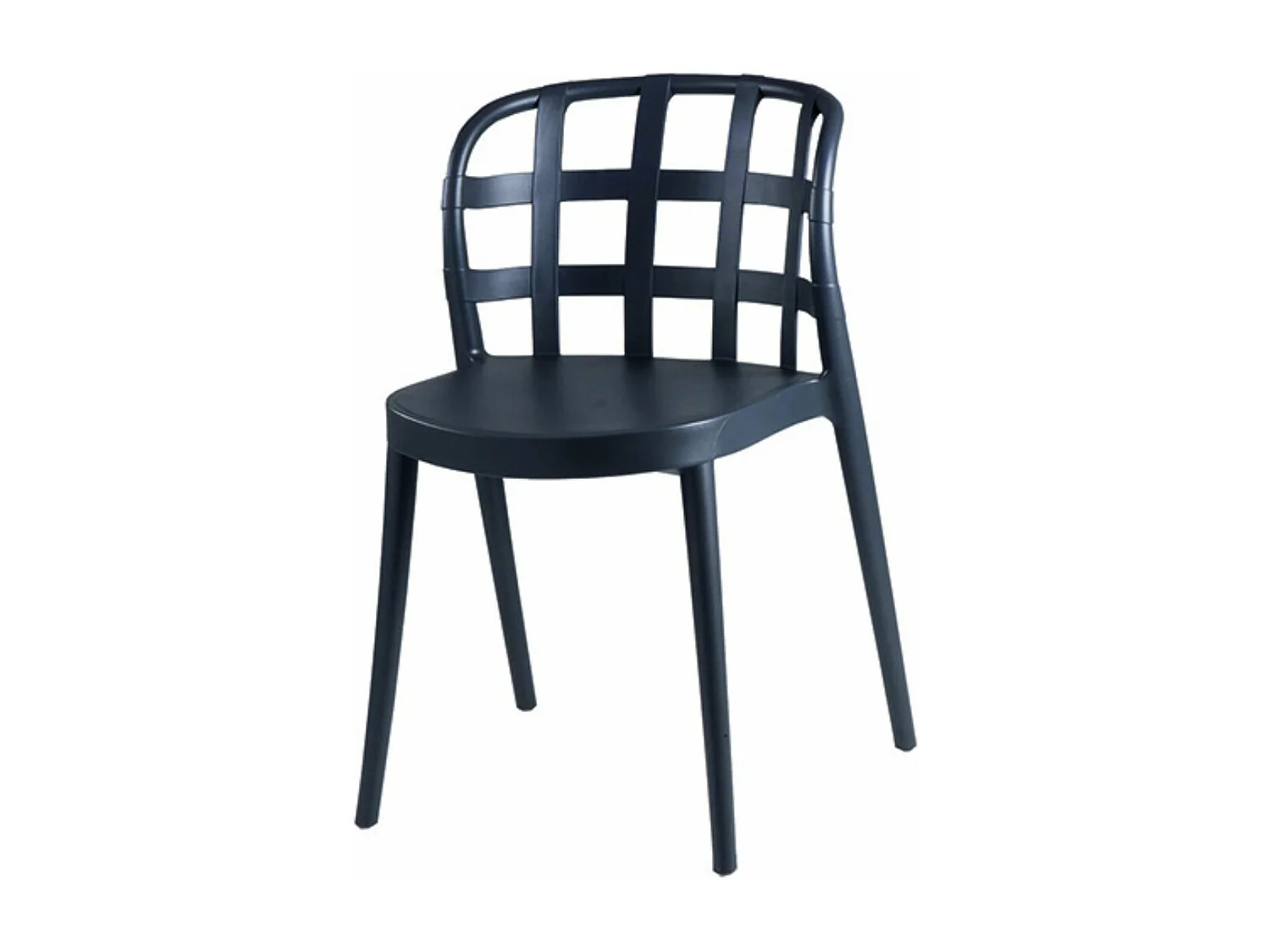 Chaise polypropylène Kelina - Élégance polyvalente intérieur et éxtérieur-Couleur Blanc