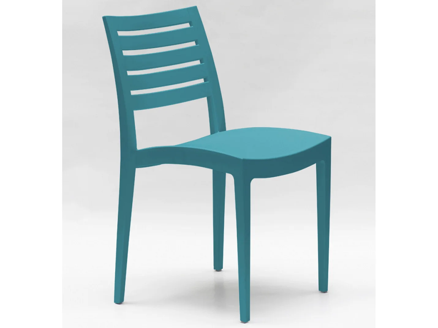 Chaise empilable polypropylène Raykan-Couleur Bleu marine