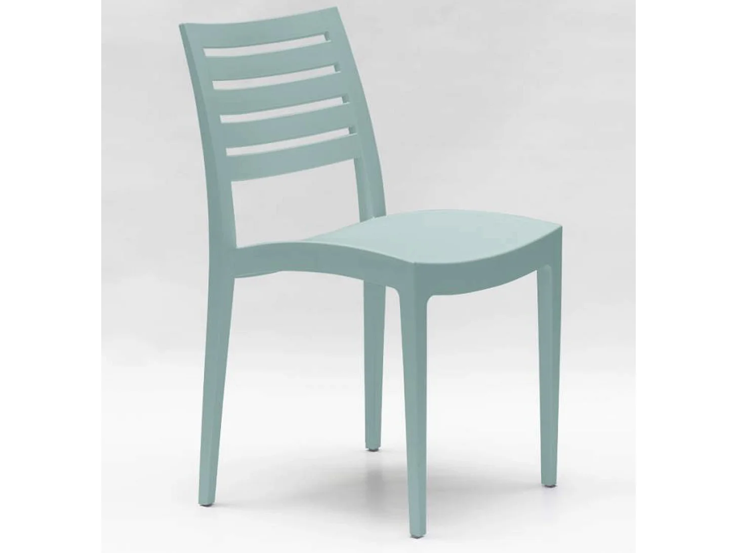 Chaise empilable polypropylène Raykan-Couleur Bleu marine