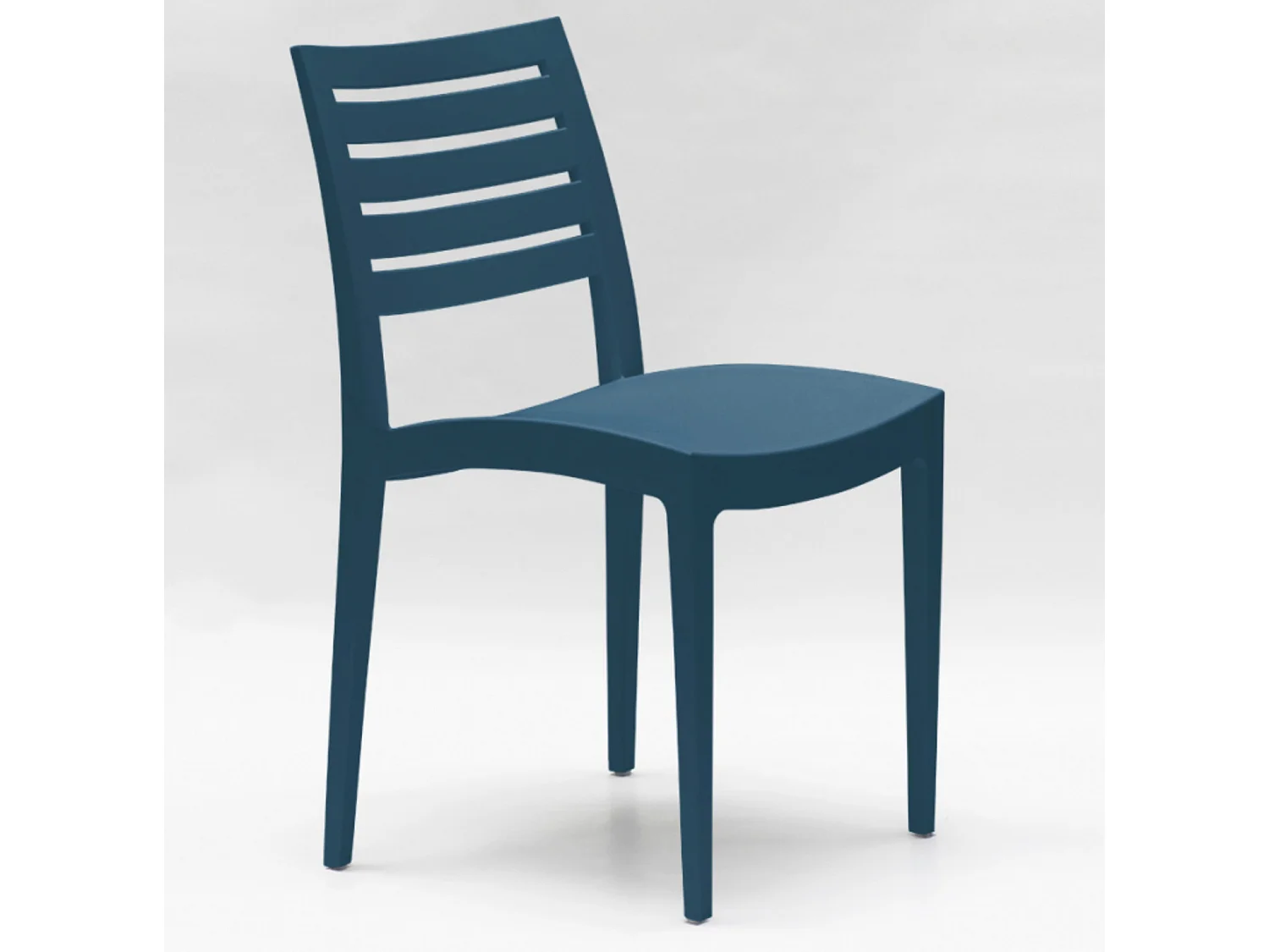 Chaise empilable polypropylène Raykan-Couleur Beige clair