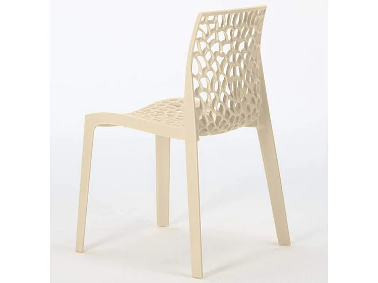 Moderne stapelstoel Jardina-Kleur Grijs