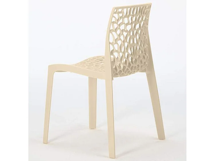 Moderne stapelstoel Jardina-Kleur Wit