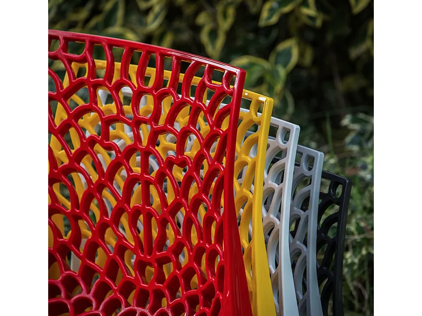 Moderne stapelstoel Jardina-Kleur Zwart