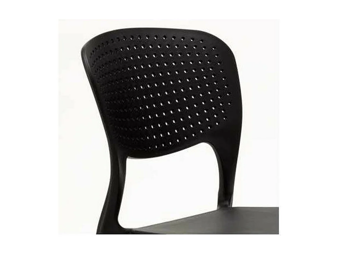 Chaise empilable moderne Pazora-Couleur Jaune