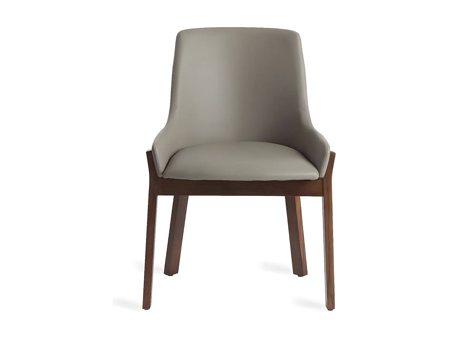 Chaise contemporaine bois frêne et simili cuir Sylva - Lot de 2-Couleur Aqua 26 Violet