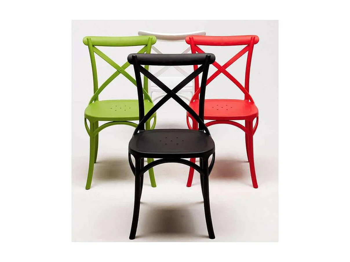 Ruskia stapelbare stoel-Kleur Wit