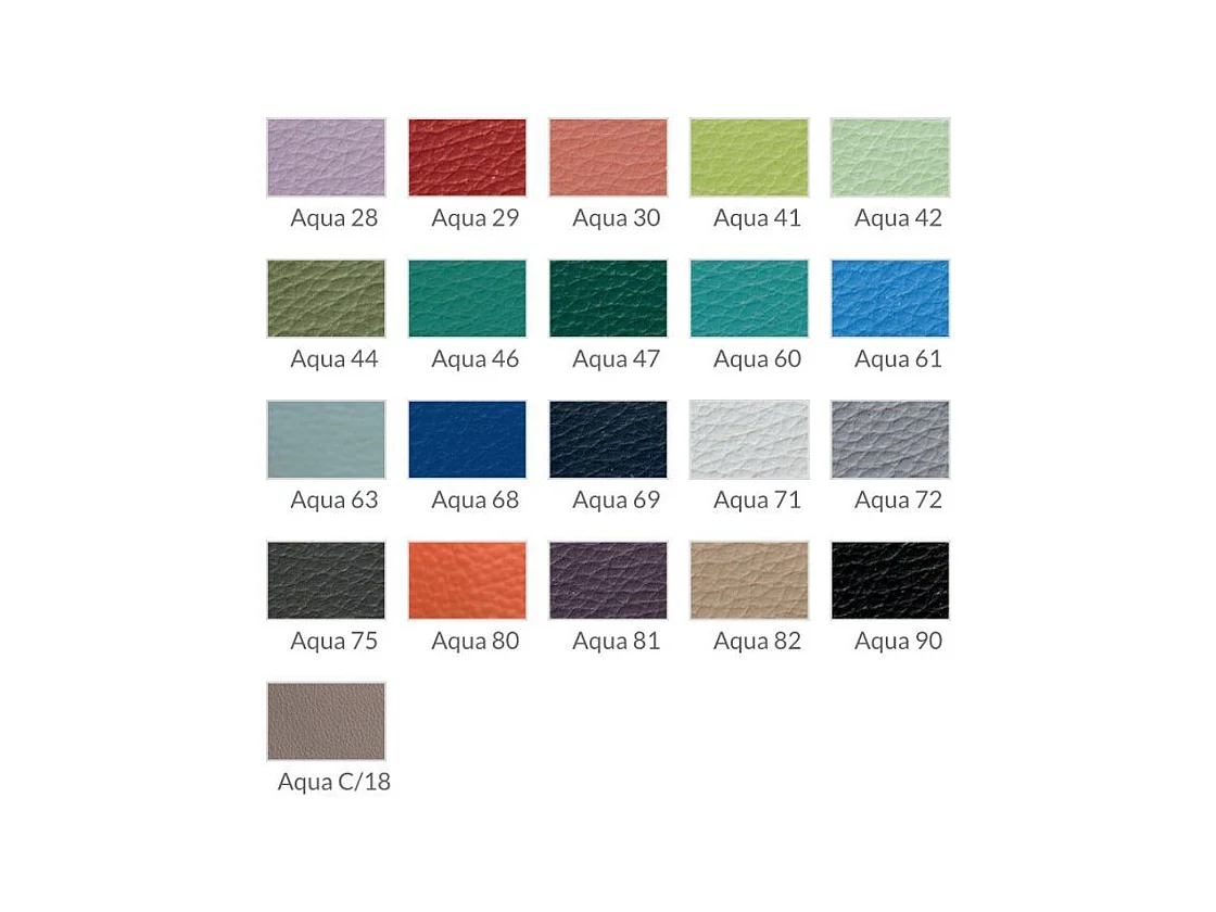 Met kunstleer beklede fauteuil en chroomstalen poten-Kleur Aqua 82 Taupe