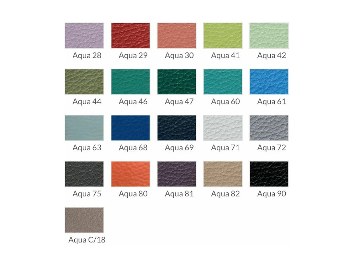 Fauteuil capitonné simili cuir et pieds acier chromé Body-Couleur Aqua 25 Bordeaux