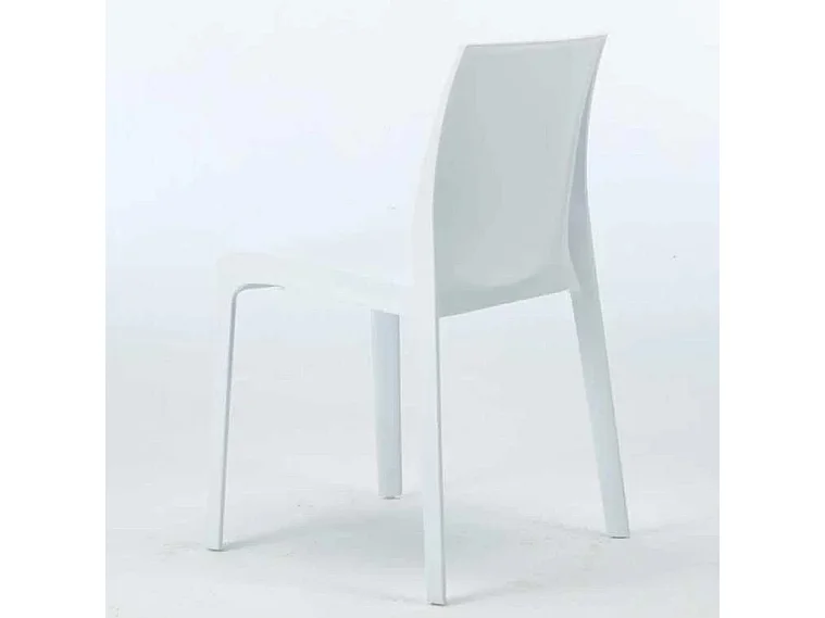 Chaise empilable moderne Romia-Couleur Gris