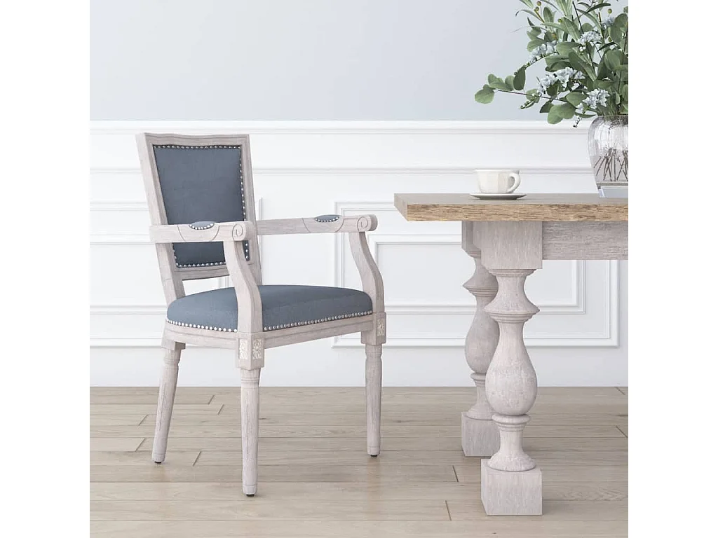 Eetkamerstoel fluweel donkergrijs