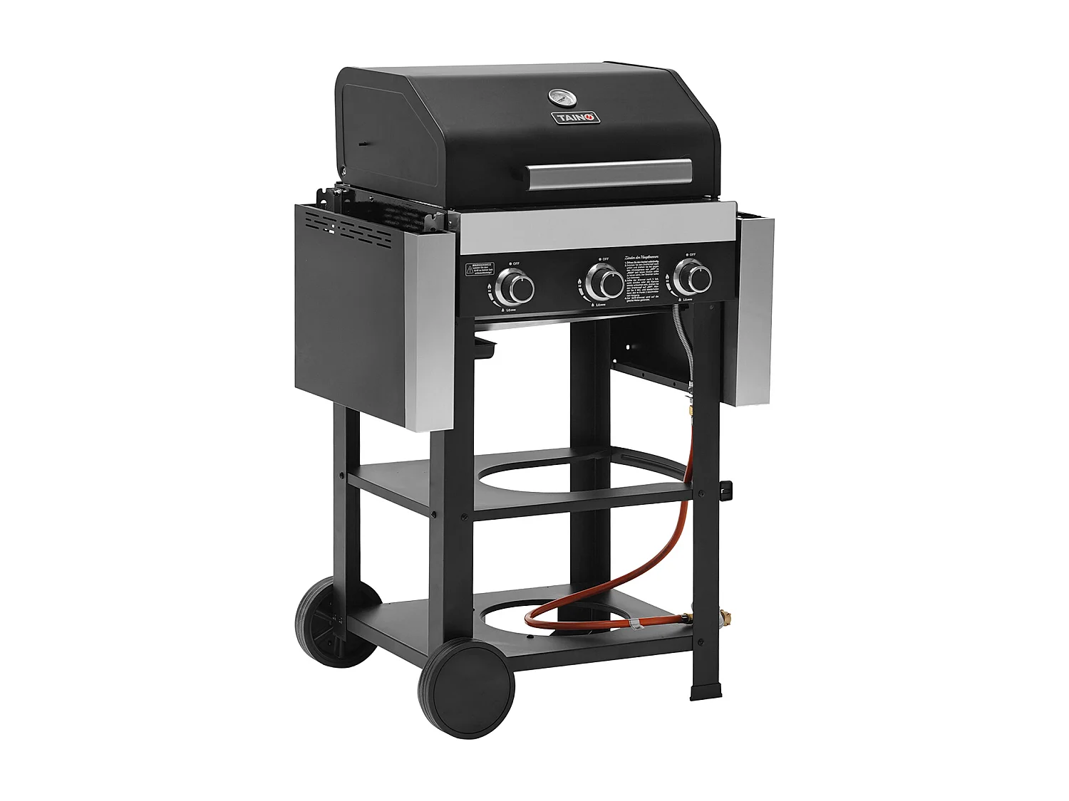 GASGRILL WABAYA 3+0 Schwarz
