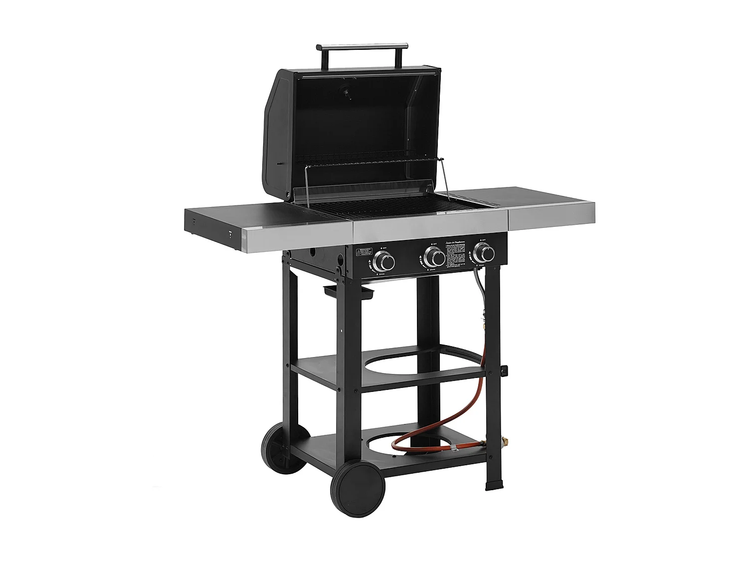 GASGRILL WABAYA 3+0 Schwarz