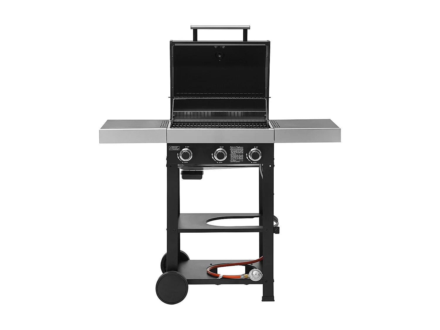 GASGRILL WABAYA 3+0 Schwarz
