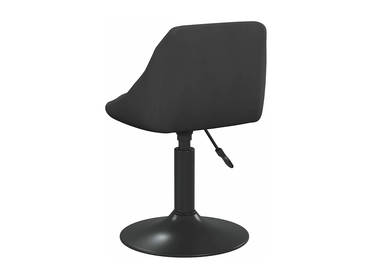 Chaises pivotantes de salle à manger 4 pcs Noir Velours 29