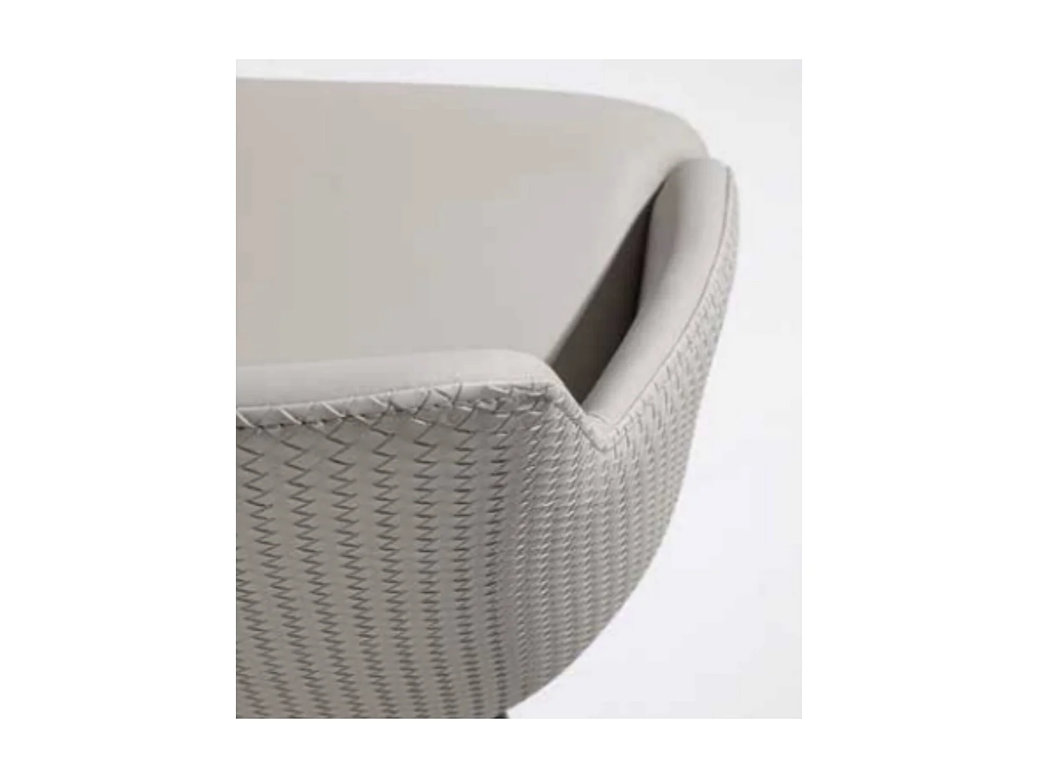 Chaise en faux cuir et acier laqué noir Sakay - Lot de 2-Couleur Gris clair