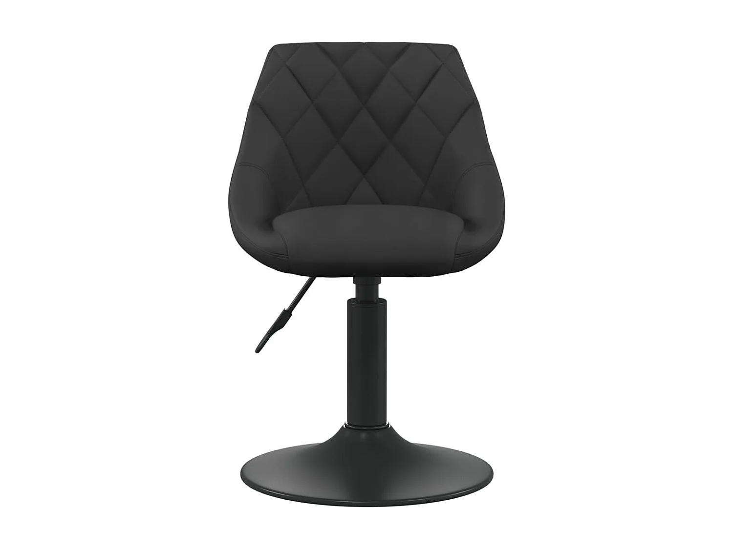 Chaises pivotantes de salle à manger 6 pcs Noir Velours 24