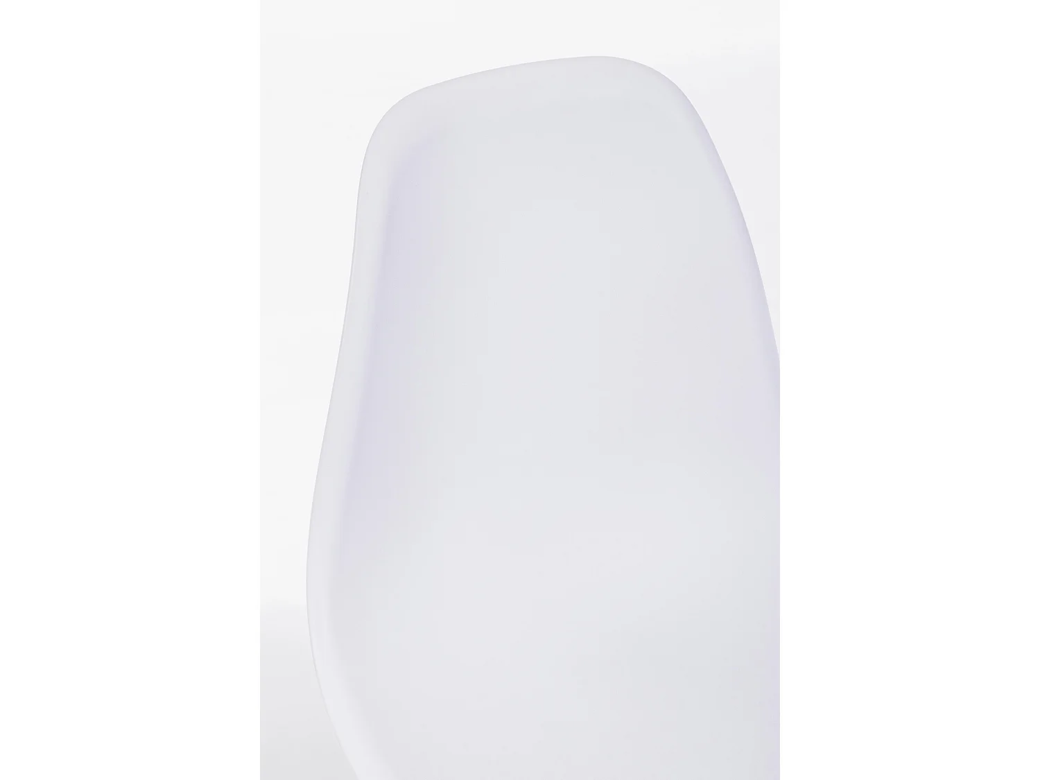 Chaise en polypropylène blanc Sebastien - Lot de 4