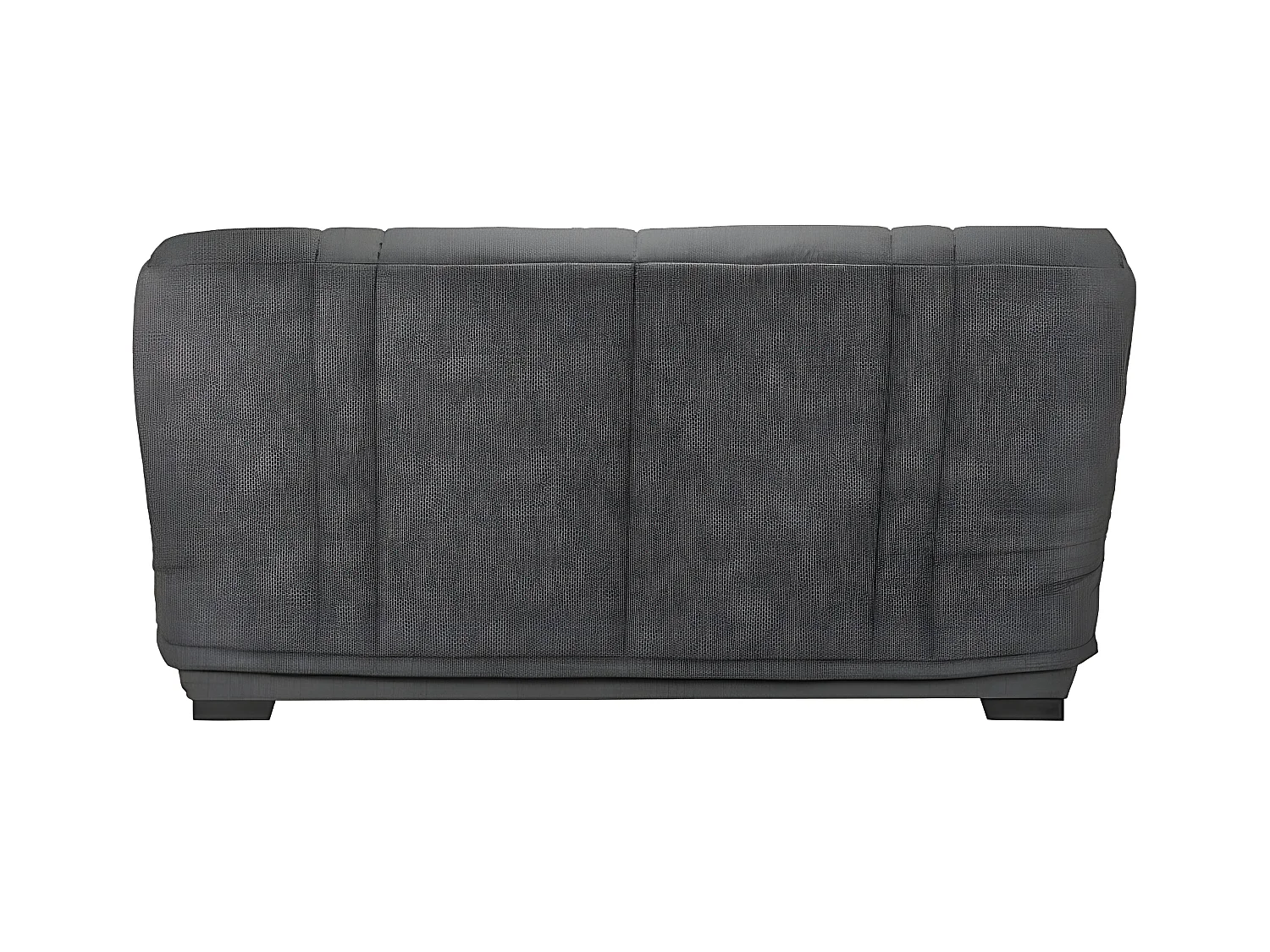 Canapé clic clac tissu avec rangement matelas Starlux 17cm Minel 207cm-Couleur Noir