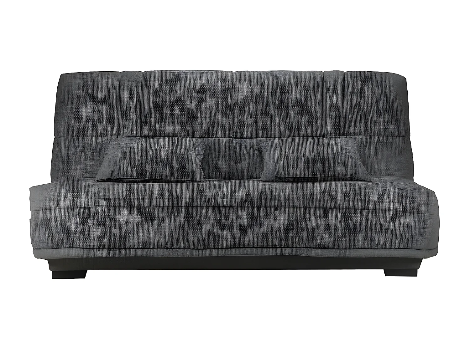 Stoffen slaapbank met Starlux matrasopberger 17 cm Minel 207 cm-Kleur Lichtroze