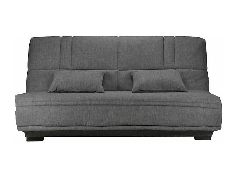 Stoffen slaapbank met Starlux matrasopberger 17 cm Minel 207 cm-Kleur Lichtbruin