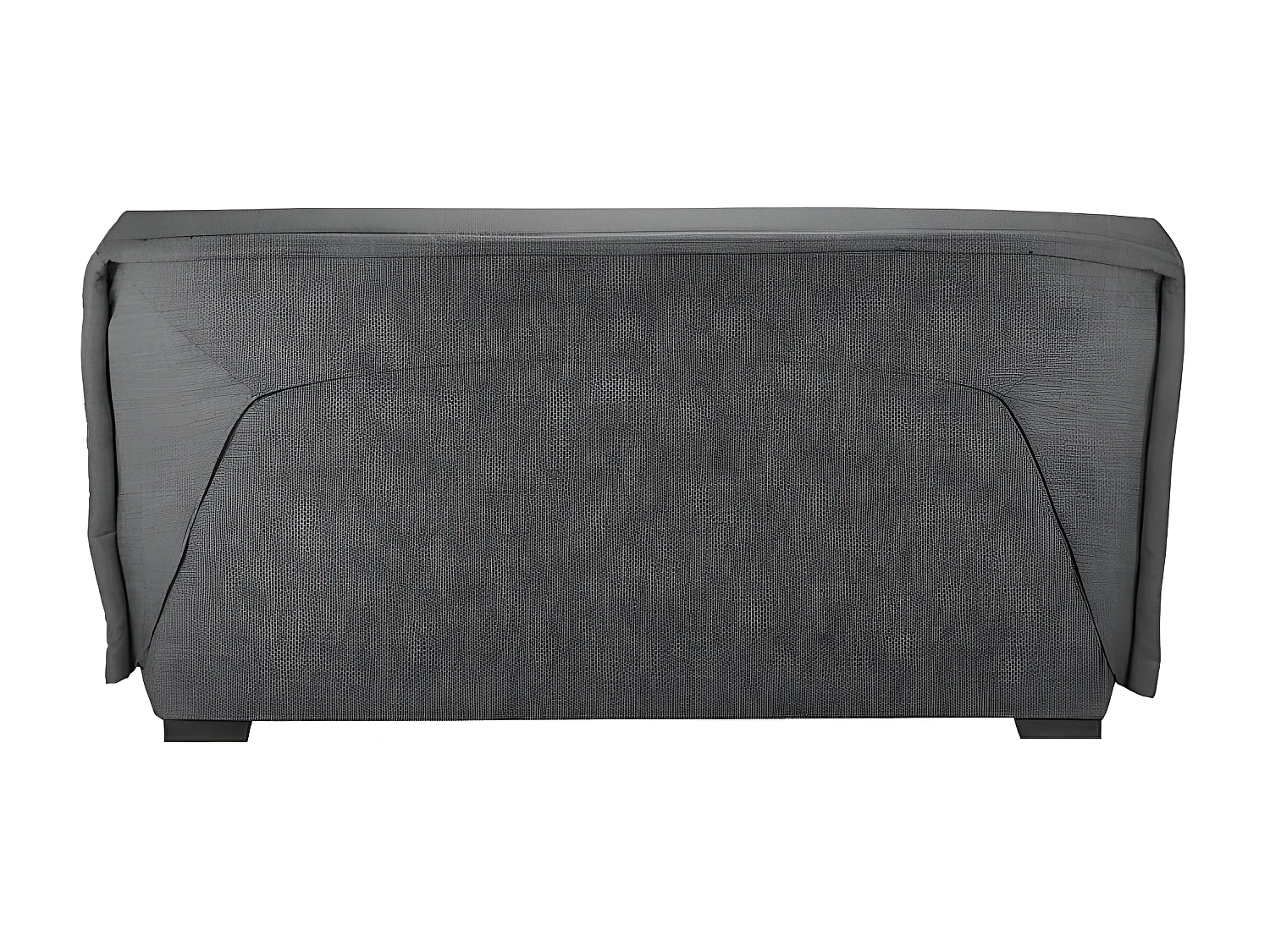 Clic Clac bank nieuwe stof met Bultex matrasbox 15 cm Bianca 140x200 cm-Kleur Zwart