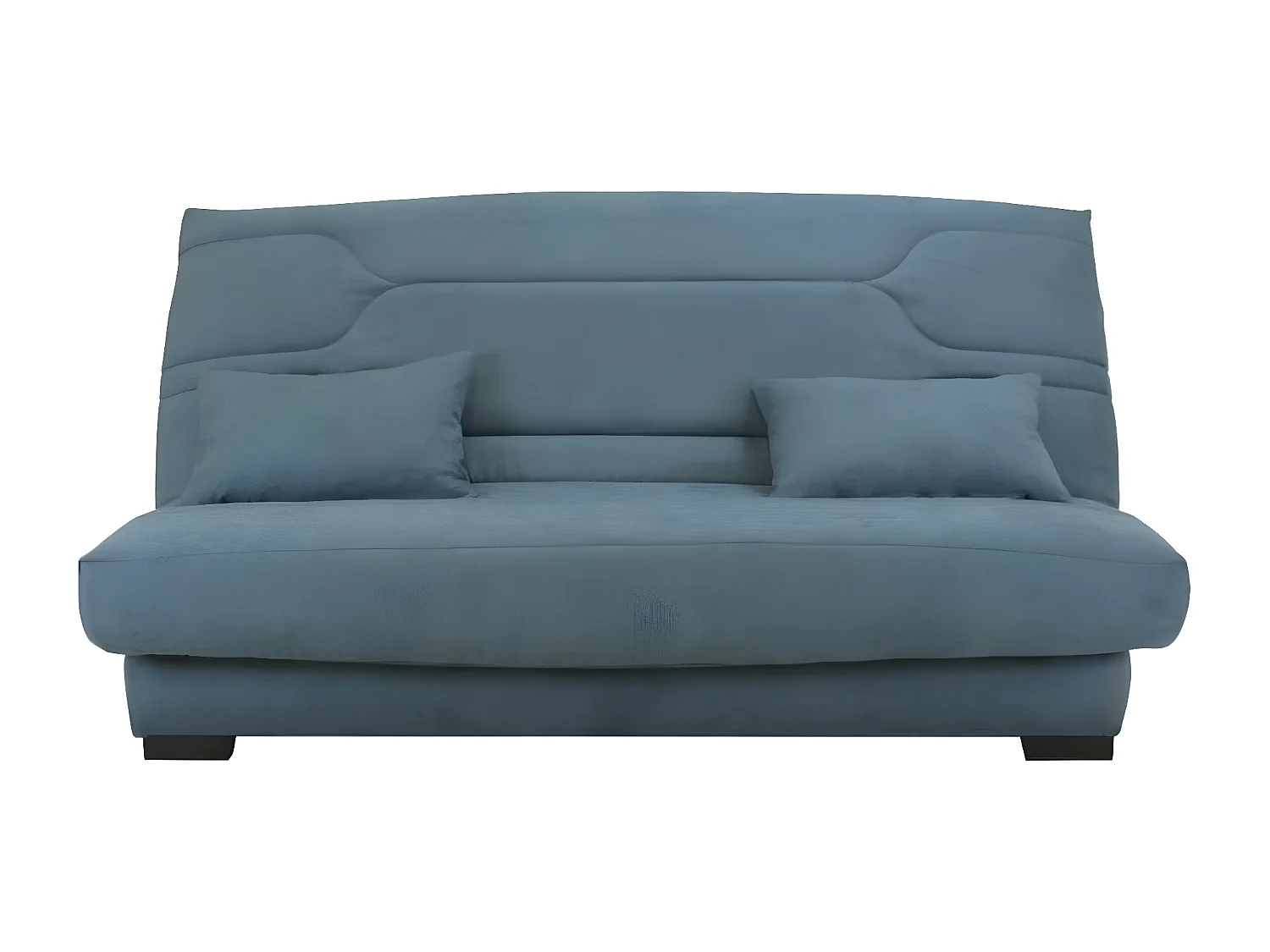 Stoffen slaapbank met Bultex matrasopberger 15 cm Balkoa 207 cm-Kleur Zwart