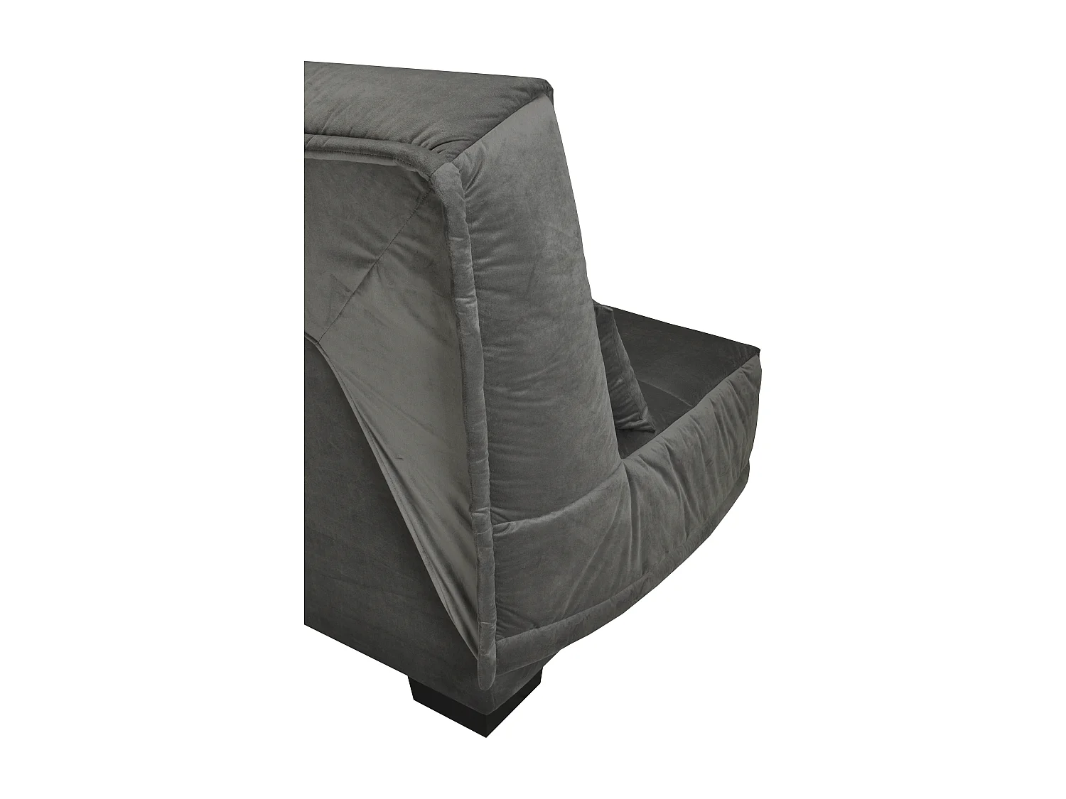 Canapé clic clac tissu avec rangement matelas Bultex 20cm Sabor 193cm-Couleur Rouge cerise