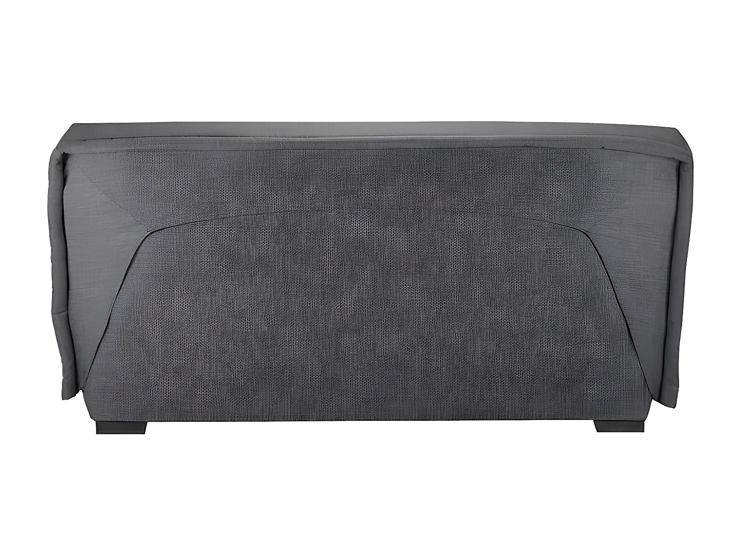 Clic Clac bank nieuwe stof met Bultex matrasbox 15 cm Bianca 140x200 cm-Kleur Muis grijs