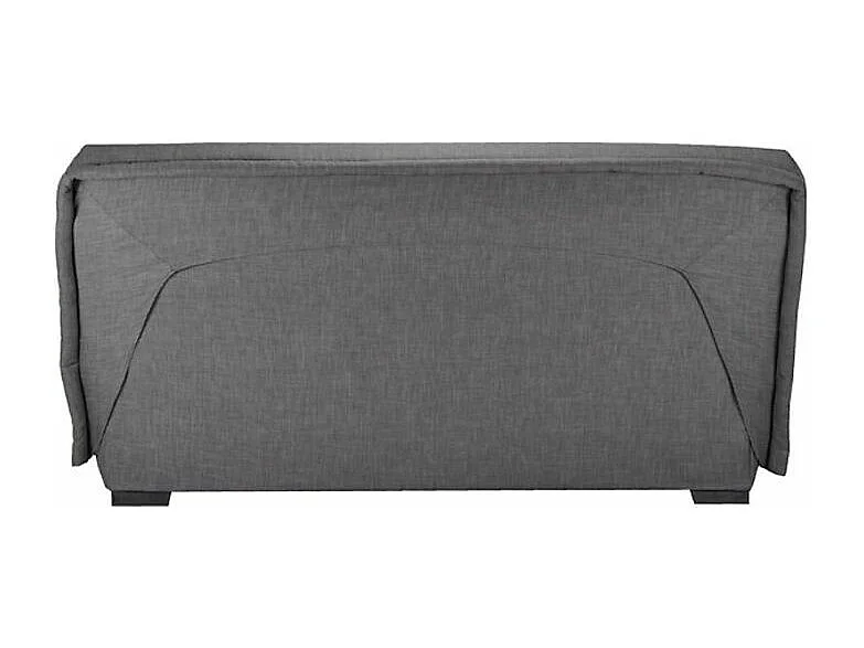 Canapé Clic Clac nouveau tissu avec coffre matelas Bultex 15cm Bianca 140x200-Couleur Rouge cerise