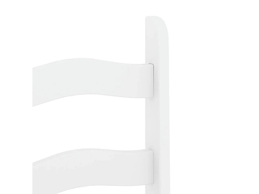 Chaises à manger lot de 2 Corona blanc bois massif de pin
