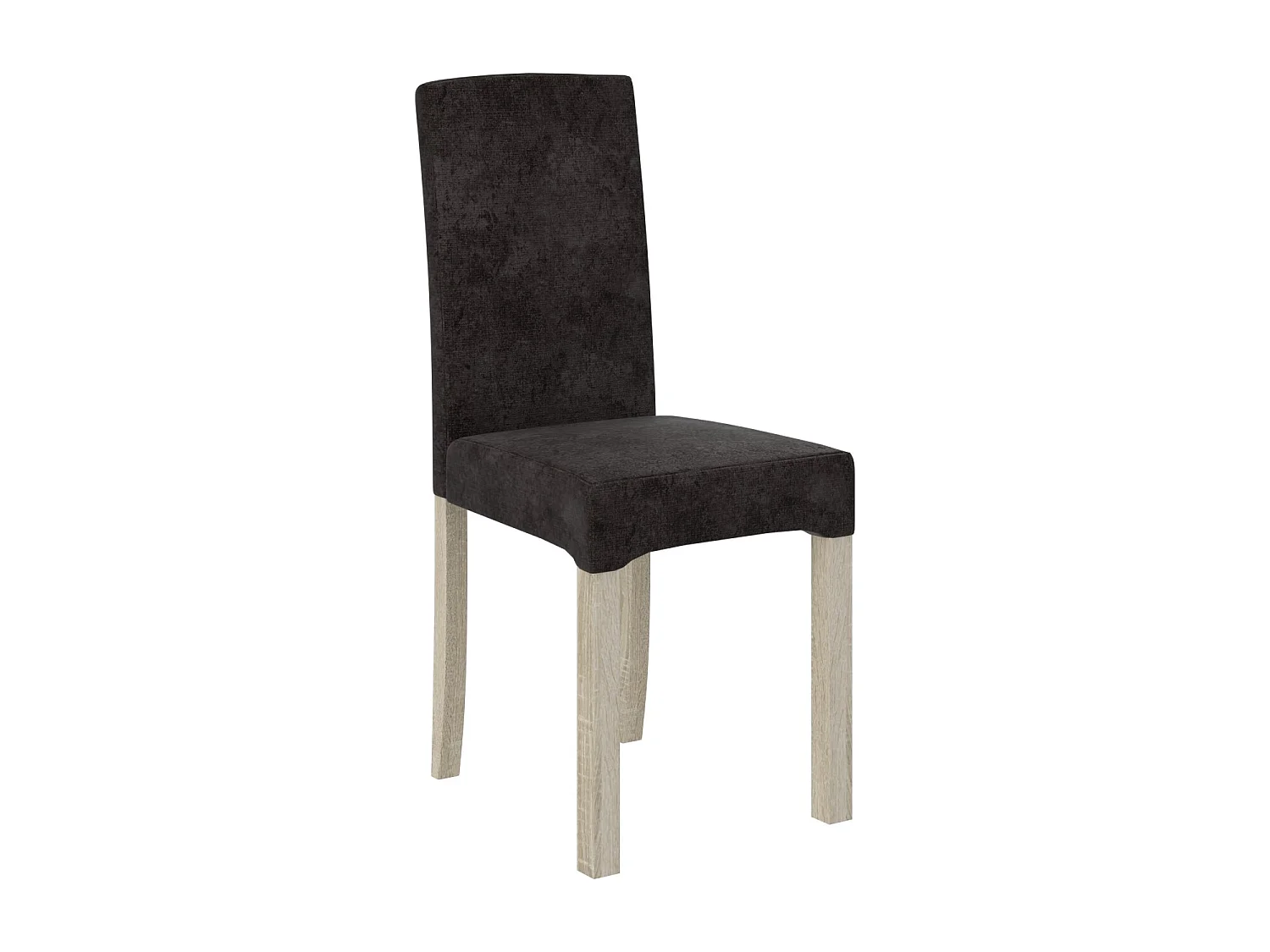 Chaise bois clair sonoma et tissu au choix Zakria-Tissu 27103