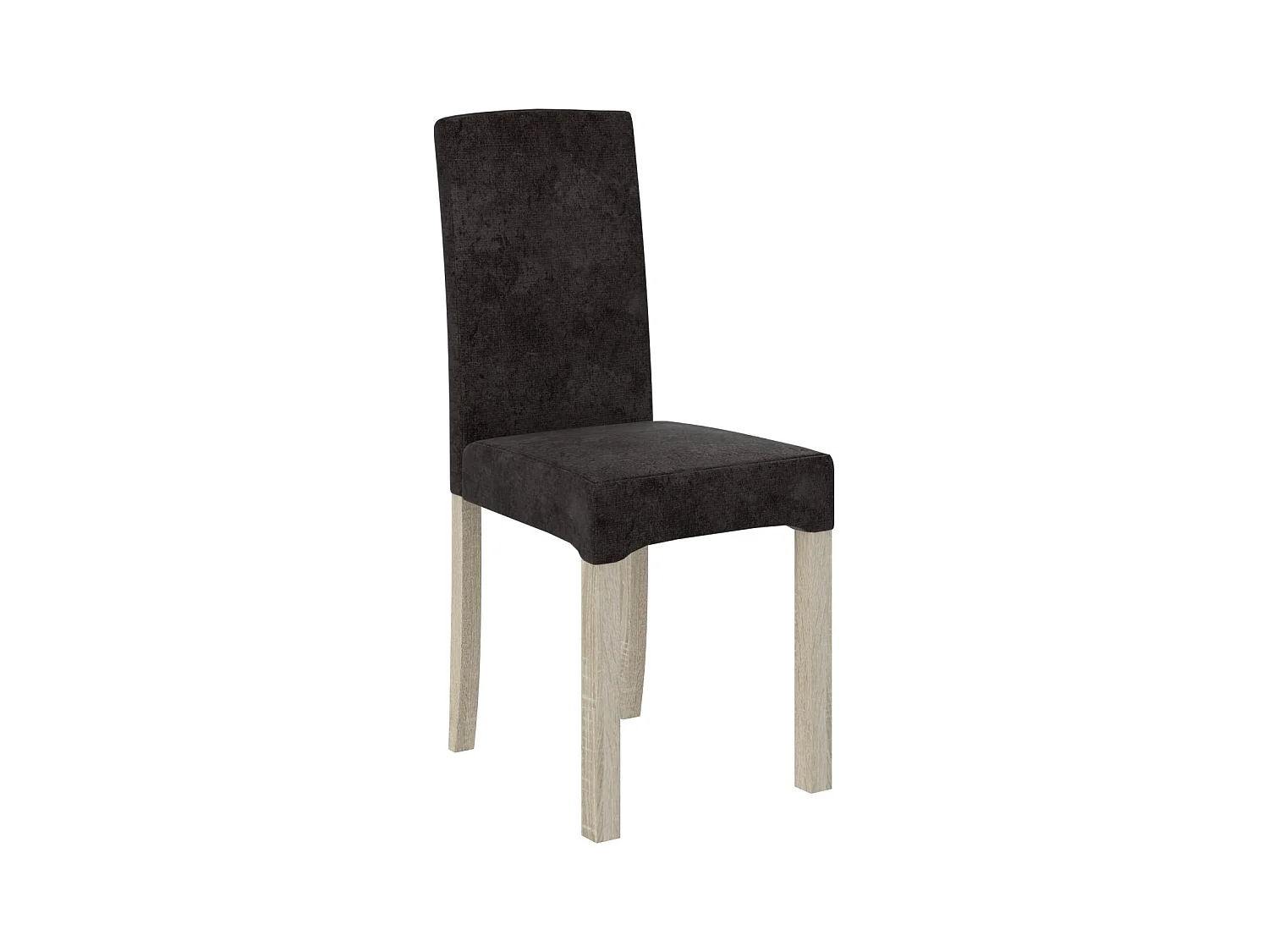 Chaise bois clair sonoma et tissu au choix Zakria-Tissu 27108