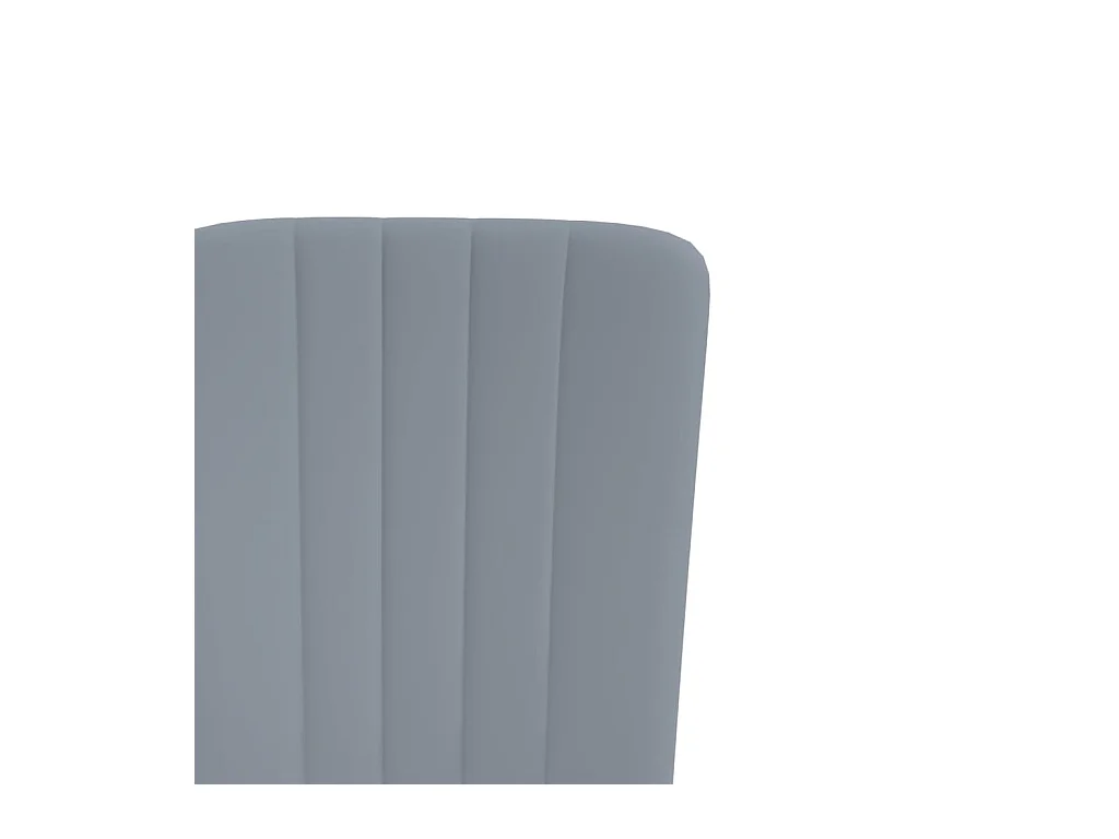 Eetkamerstoelen 4 st fluweel lichtgrijs