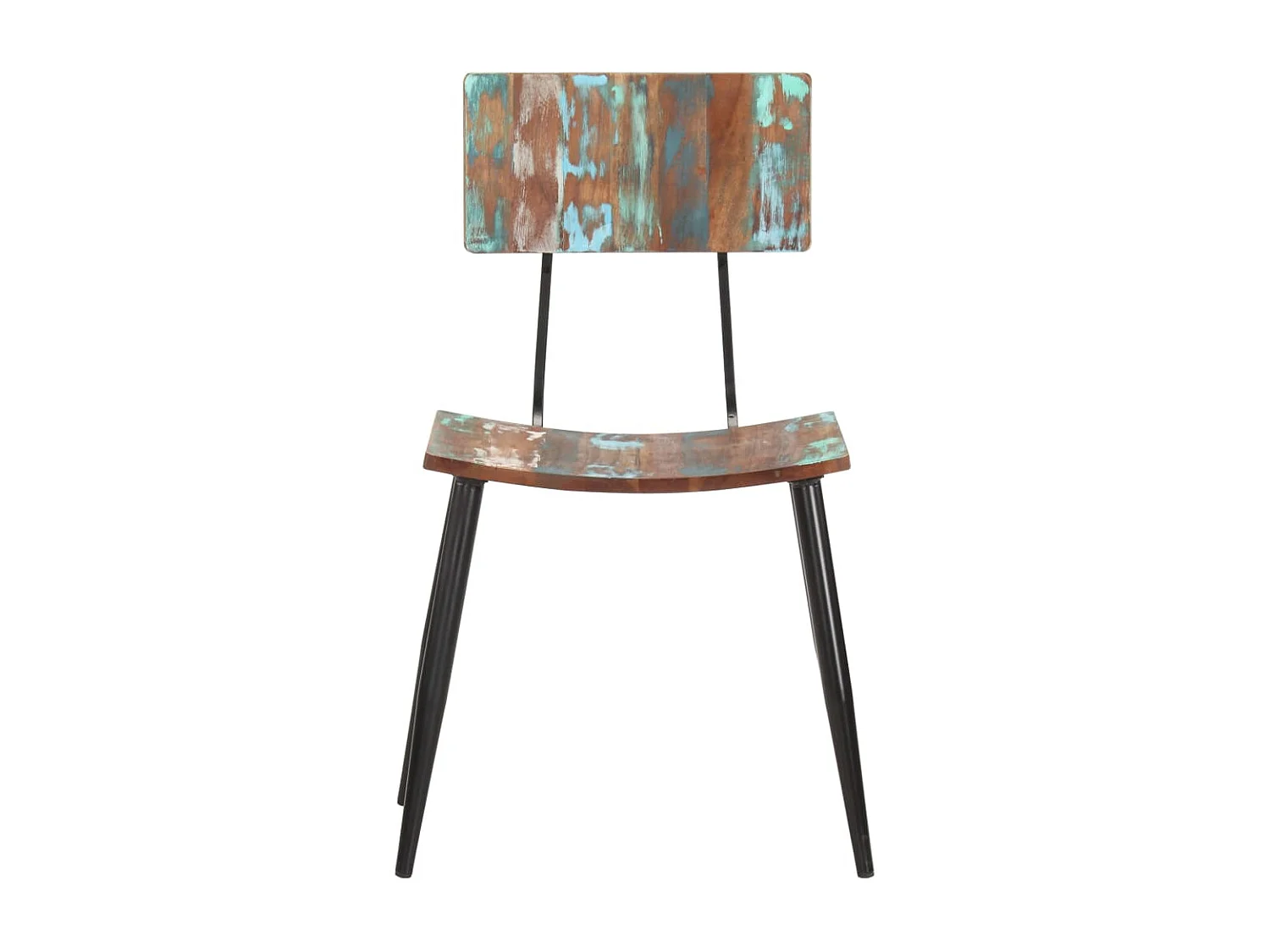 Chaises de salle à manger 4 pcs Bois de récupération solide 3