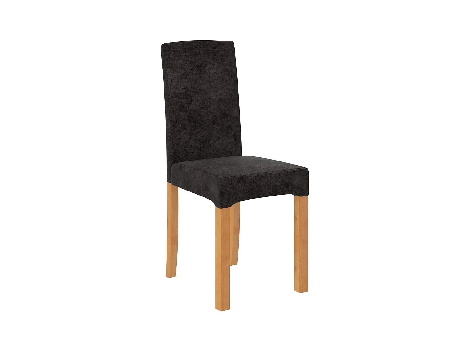 Chaise bois clair de hêtre et tissu au choix Zakria-Tissu 27129