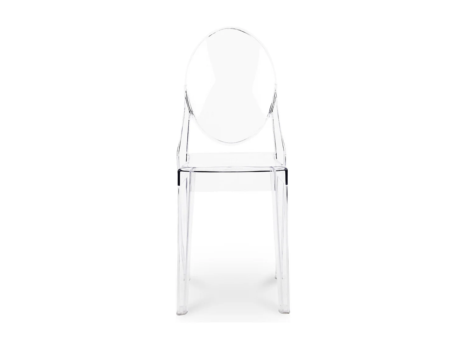 Silla Louiva gris transparente-Color Oro transparente