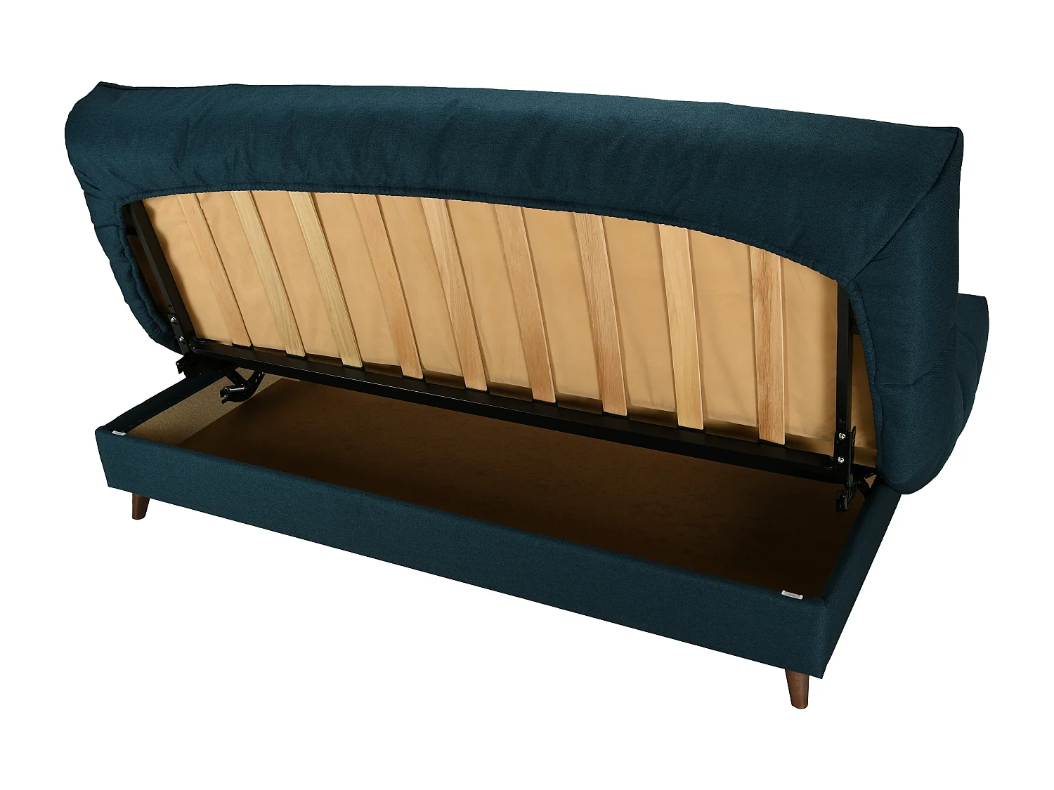 Clic-clac tissu 130x190 avec coffre Matelas Starflex 13cm Soky-Couleur B 923