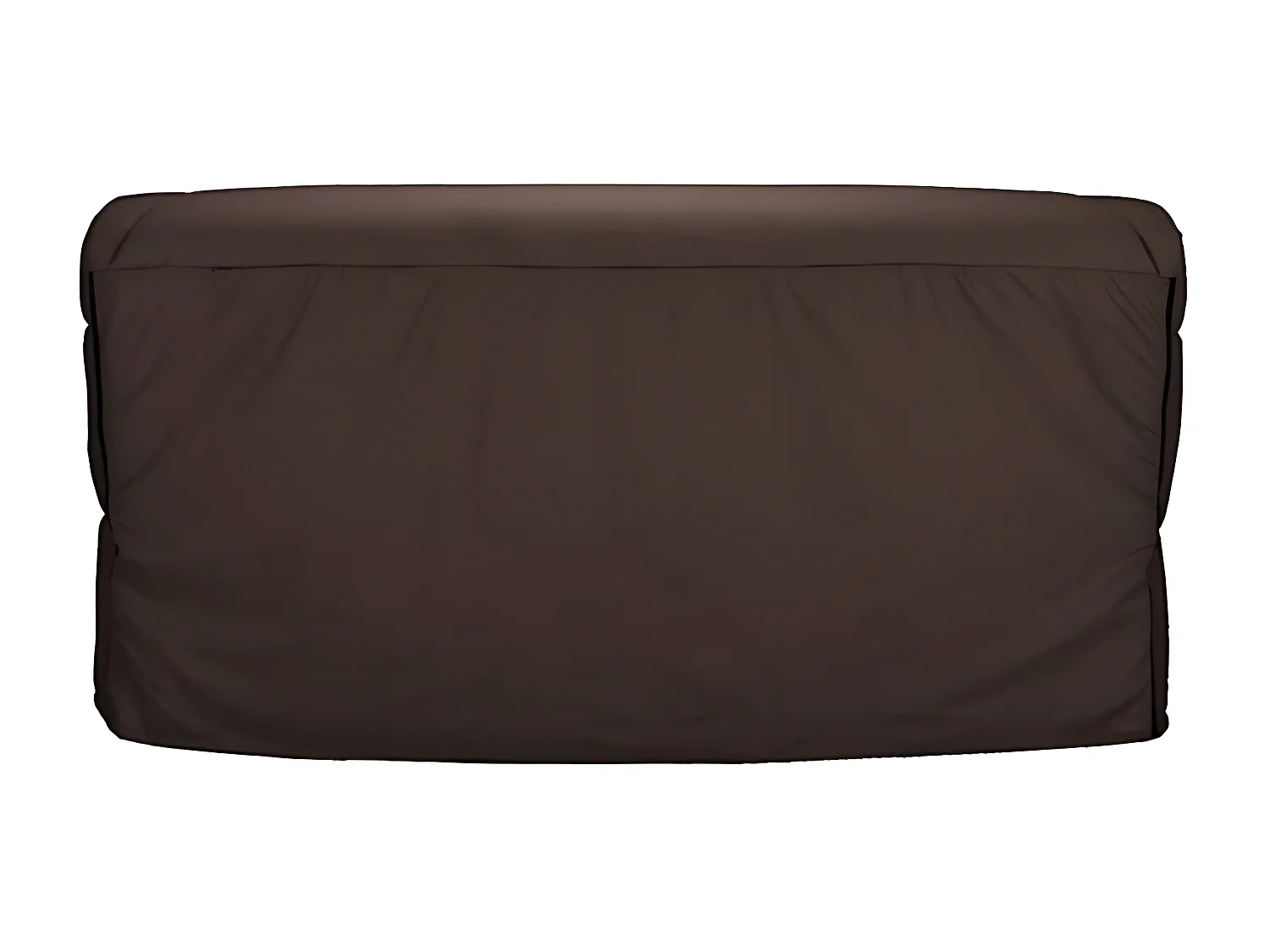 Canapé clic clac tissu avec rangement matelas Bultex 14cm Bakoa 193cm-Couleur Bleu foncé