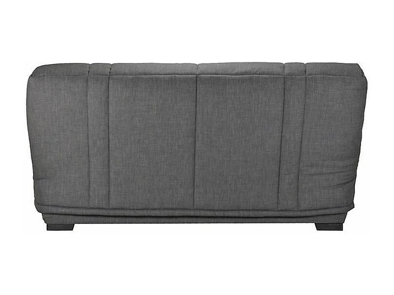 Canapé clic clac tissu avec rangement matelas Starlux 17cm Minel 207cm-Couleur Rouge