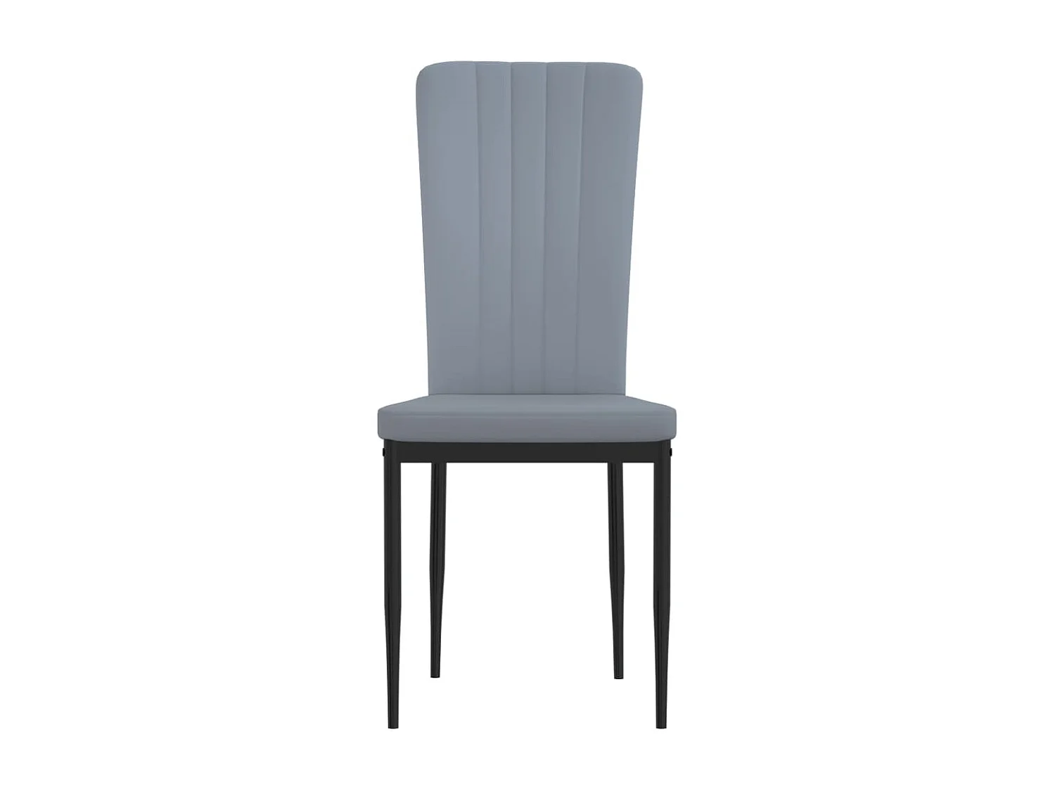 vidaXL Sillas de comedor 2 unidades terciopelo gris claro